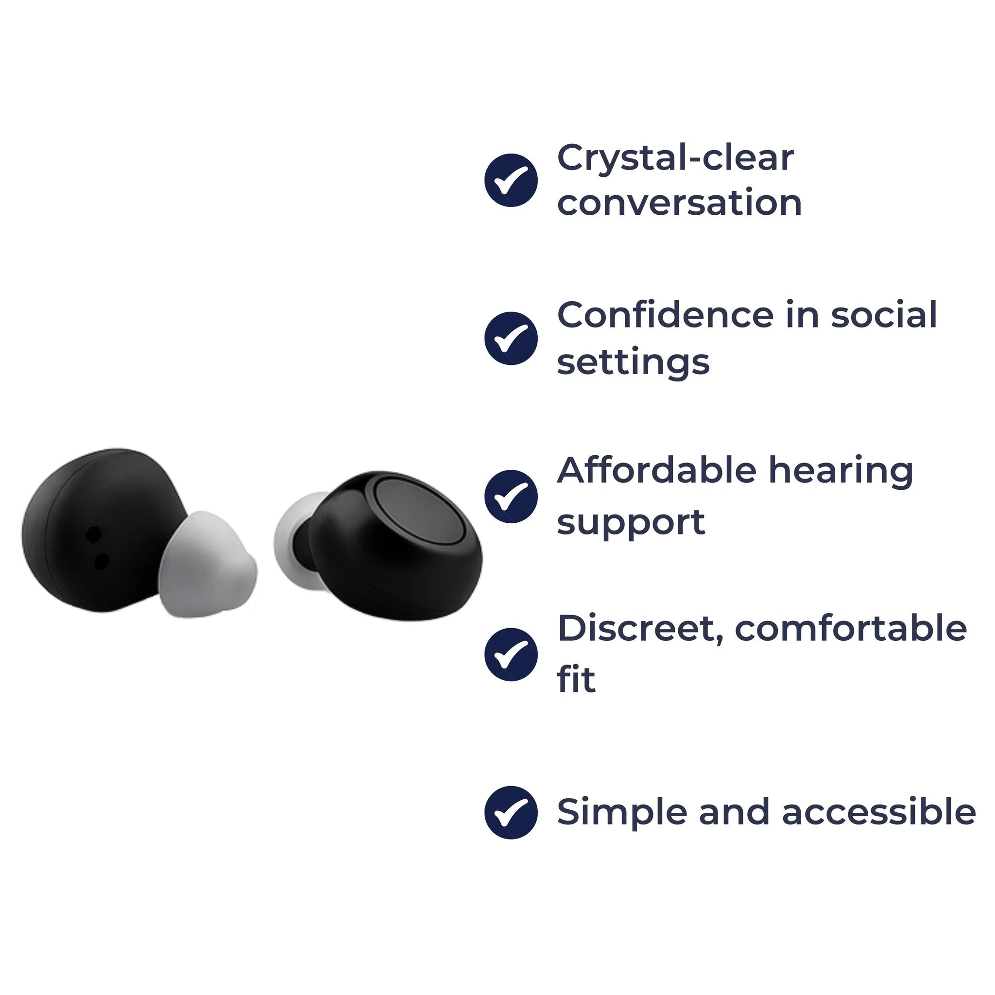 Noise Reduction & Clarity Boost – Rechargeable Lightweight Design – Everyday Conversations Bowlift by Bowlift
