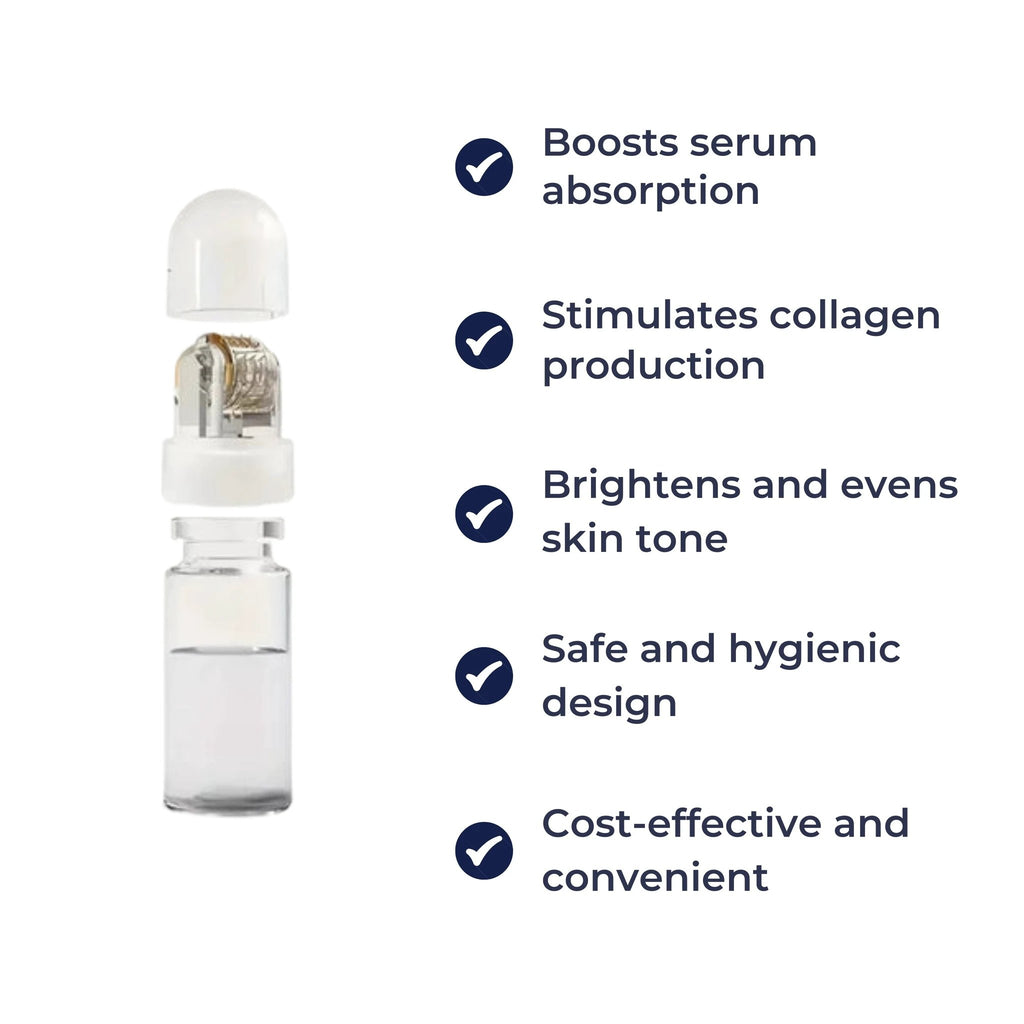 Boosts Serum Absorption – Refillable Bottle & Fine Needles – Safe At-Home Skincare Bowlift by Bowlift