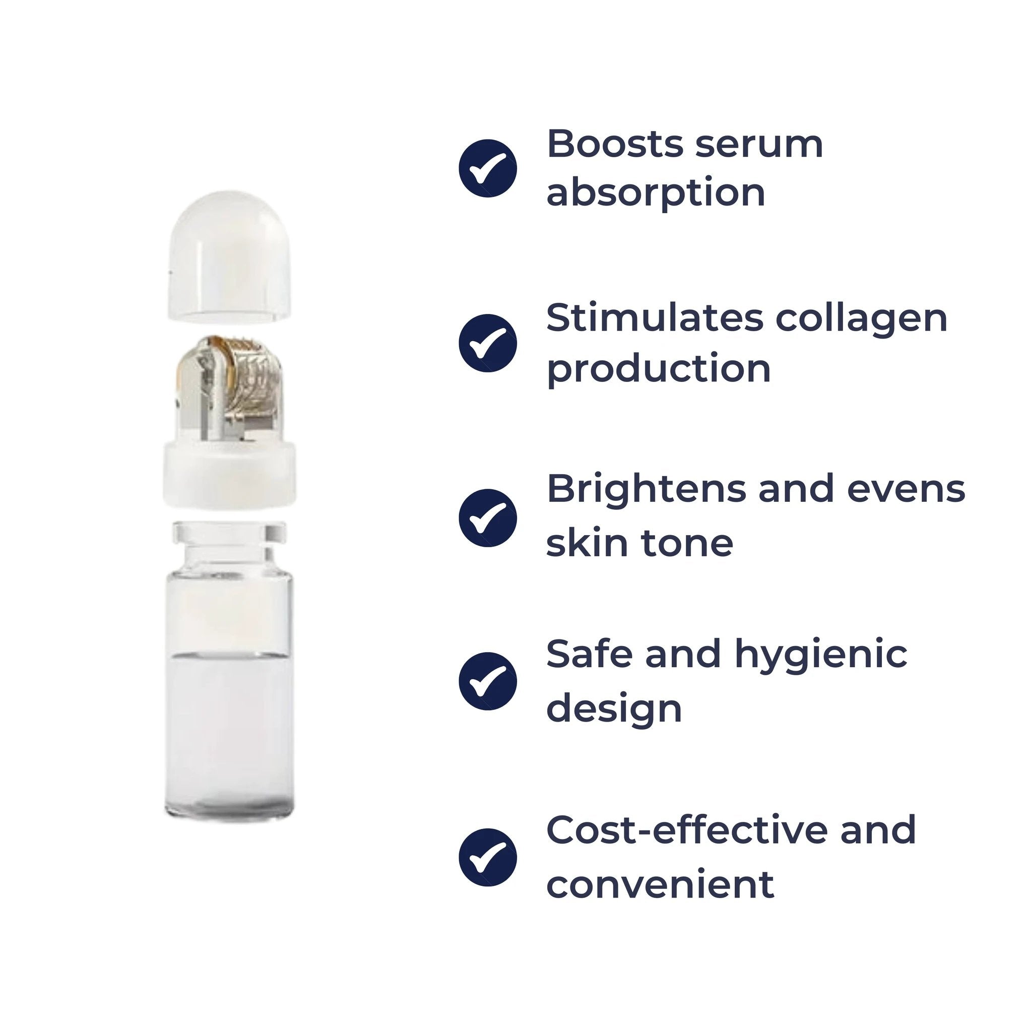 Boosts Serum Absorption – Refillable Bottle & Fine Needles – Safe At-Home Skincare Bowlift by Bowlift