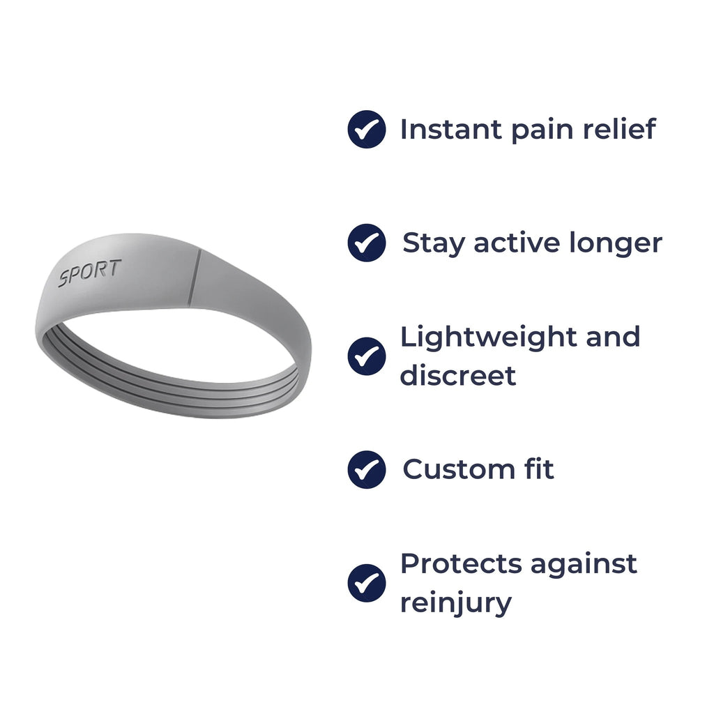 Compression Knee Band Relief – Silicone Non-Slip Elastic – Running & Sport Use Bowlift by Bowlift