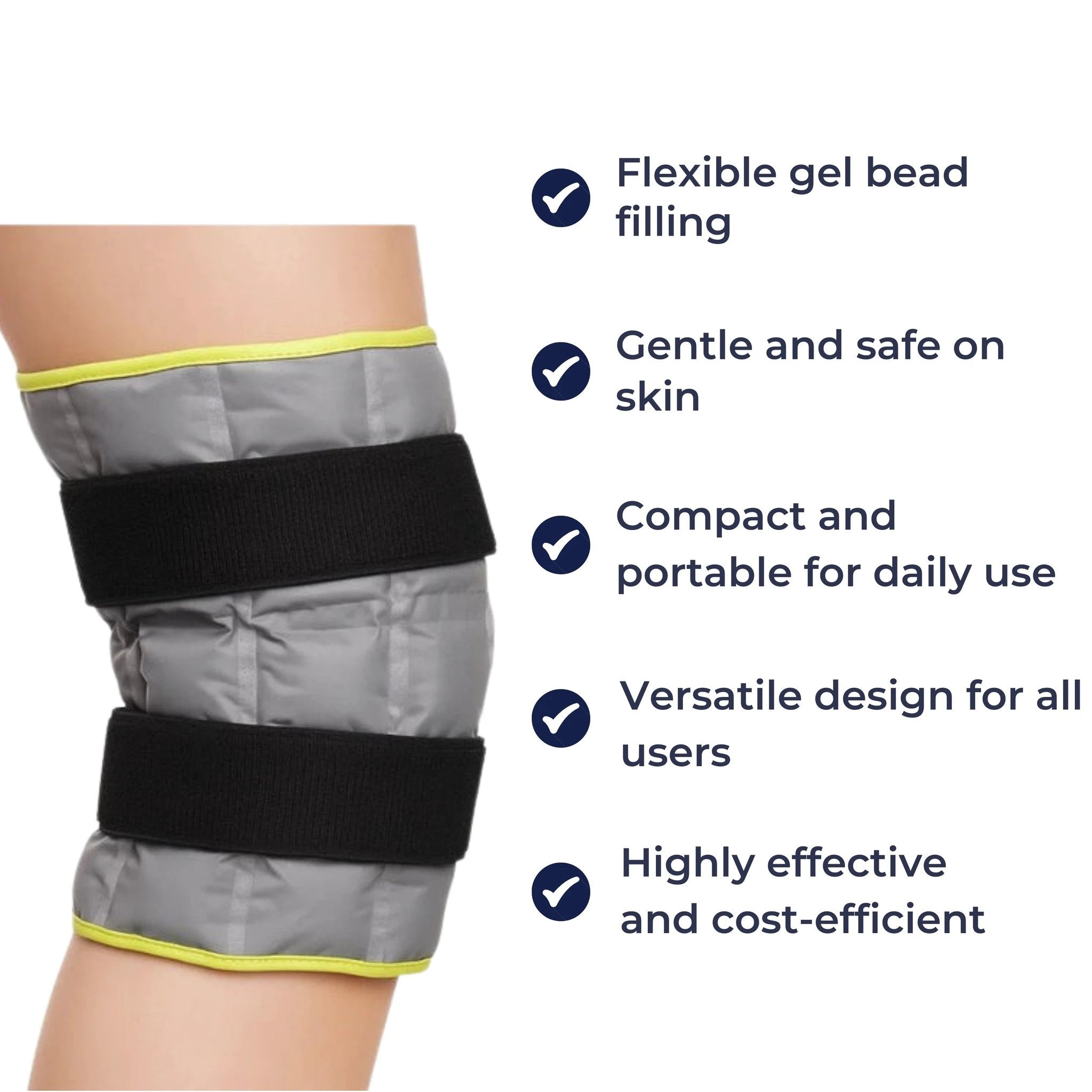 Cold Therapy – Flexible Gel Bead Wrap – Reduces Swelling – Relieves Pain – Speeds Injury Recovery Bowlift by Bowlift