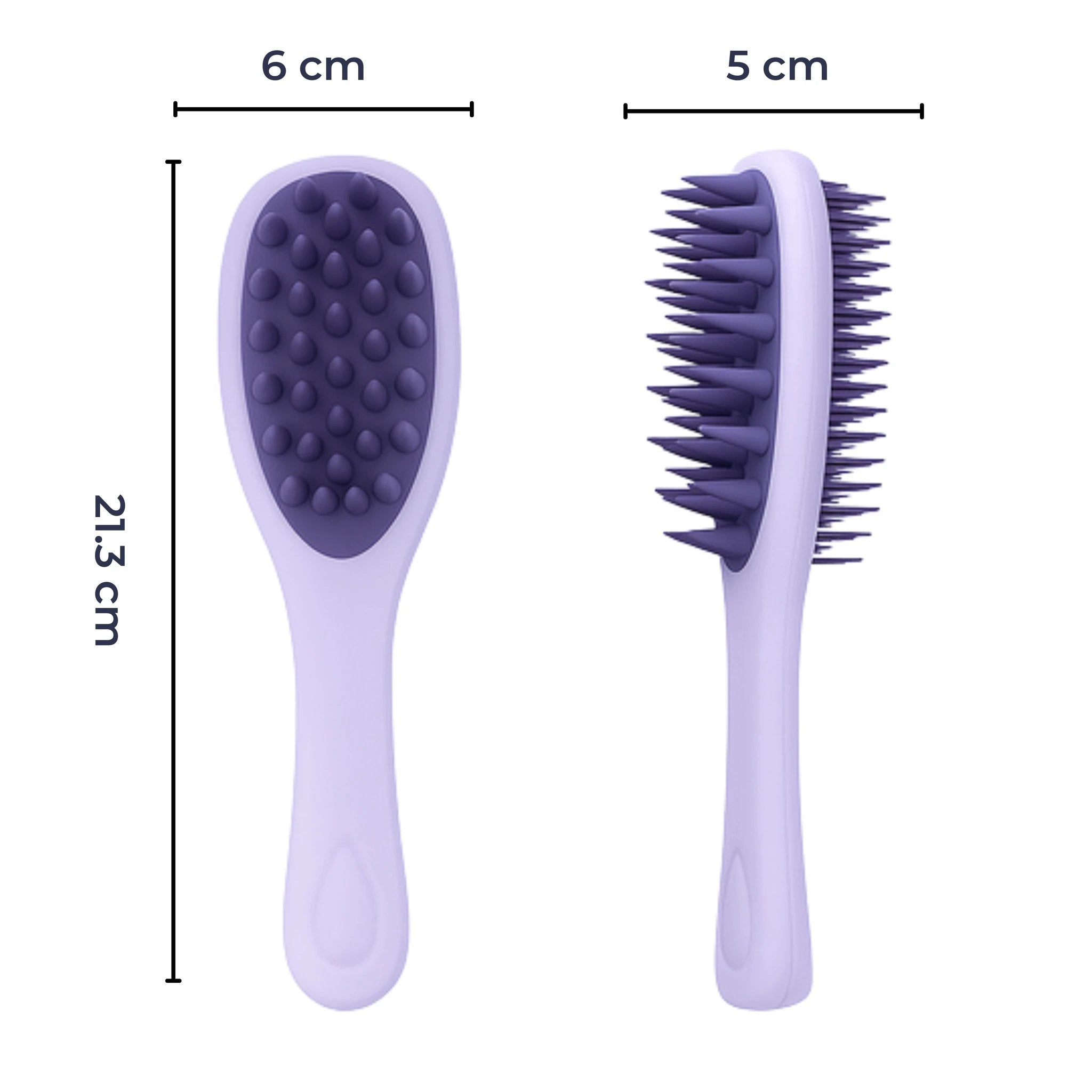 Sided Shampoo Brush – Silicone Scalp Massager – Deep Clean for Oily Hair & Sensitive Scalp Bowlift by Bowlift