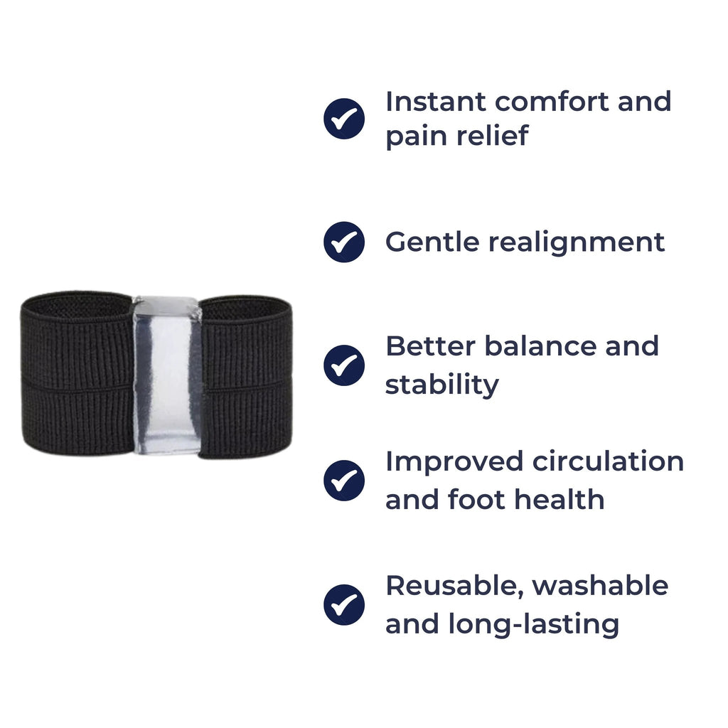 Bunion & Overlapping Toe Relief – Soft Flexible Gel Design – Daily Shoe Comfort Bowlift by Bowlift