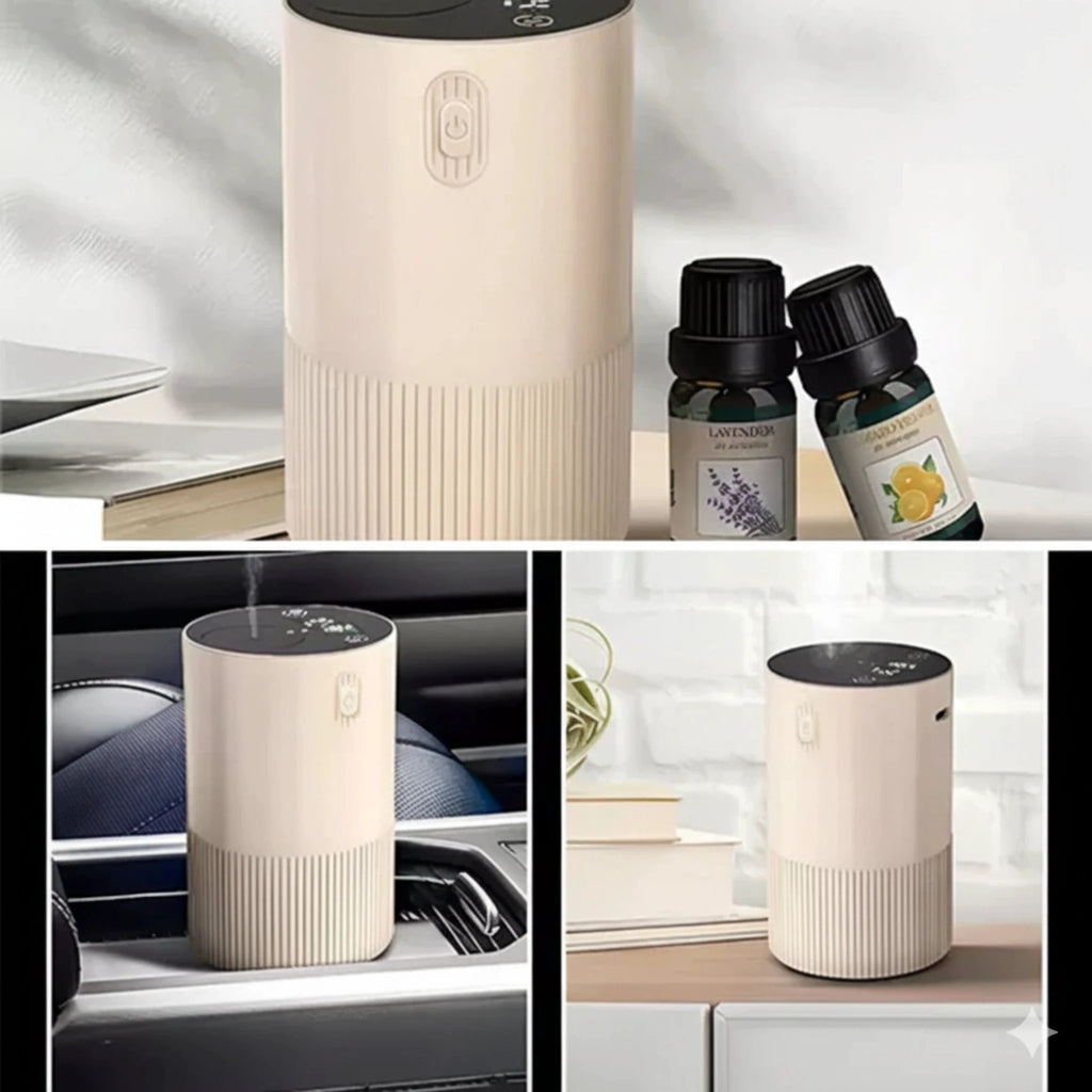Rechargeable Quiet Mist – 10 ml Silent Timer – Relaxing Aromatherapy for Sleep Stress Relief Office Travel Bowlift by Bowlift