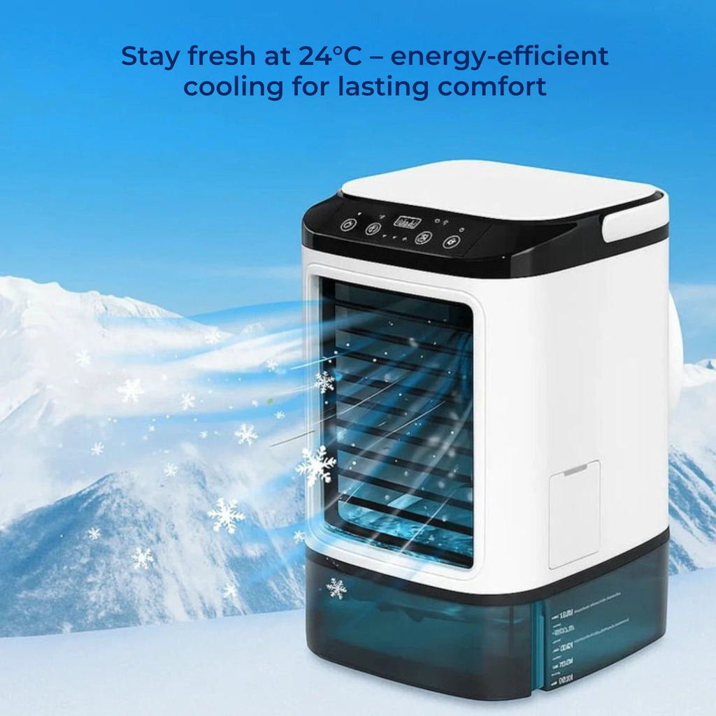Quiet 12W Cooling Fan – 900ml Tank – Energy Saving – Bedroom Desk Use – Fast Cooling – Sleep Comfort Bowlift by Bowlift