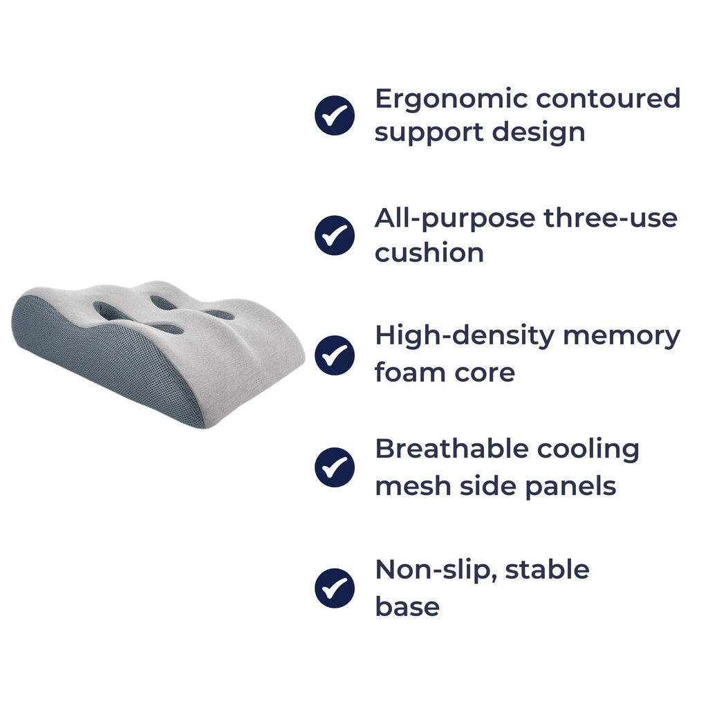 Improve Circulation & Swelling Relief – Memory Foam with Breathable Cover – Tired Legs Support Bowlift by Bowlift