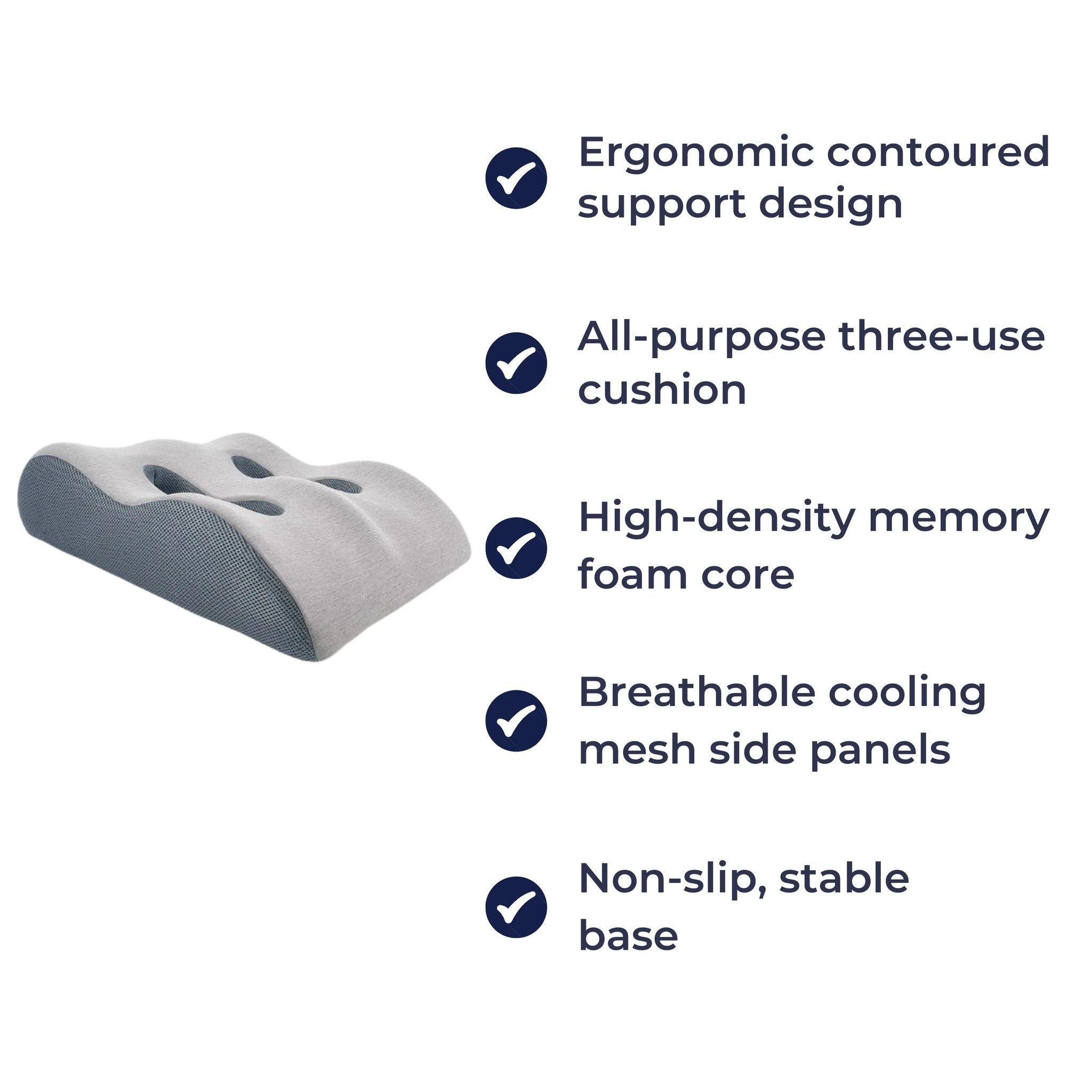Improve Circulation & Swelling Relief – Memory Foam with Breathable Cover – Tired Legs Support Bowlift by Bowlift