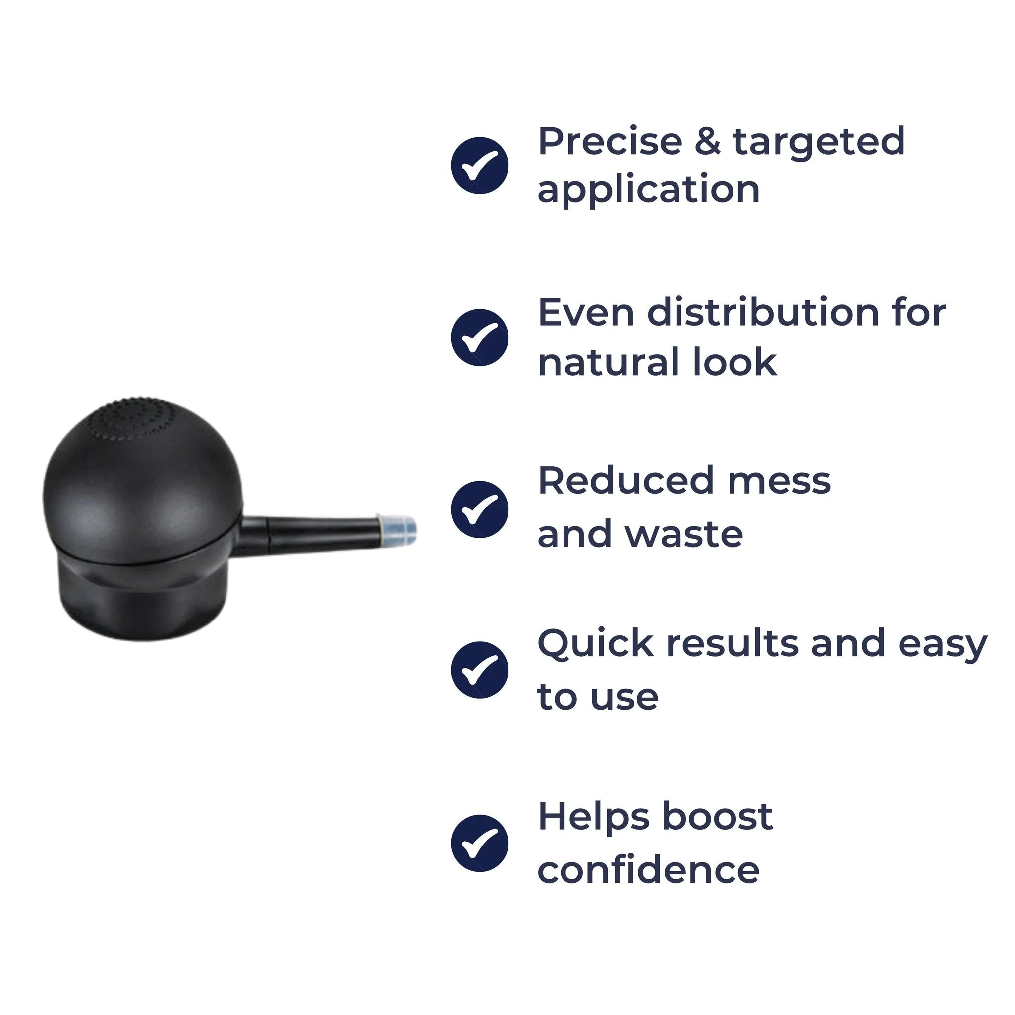 Precision Nozzle Pump – Fine Spray Control – Quick Natural Coverage for Thinning Hair Bowlift by Bowlift