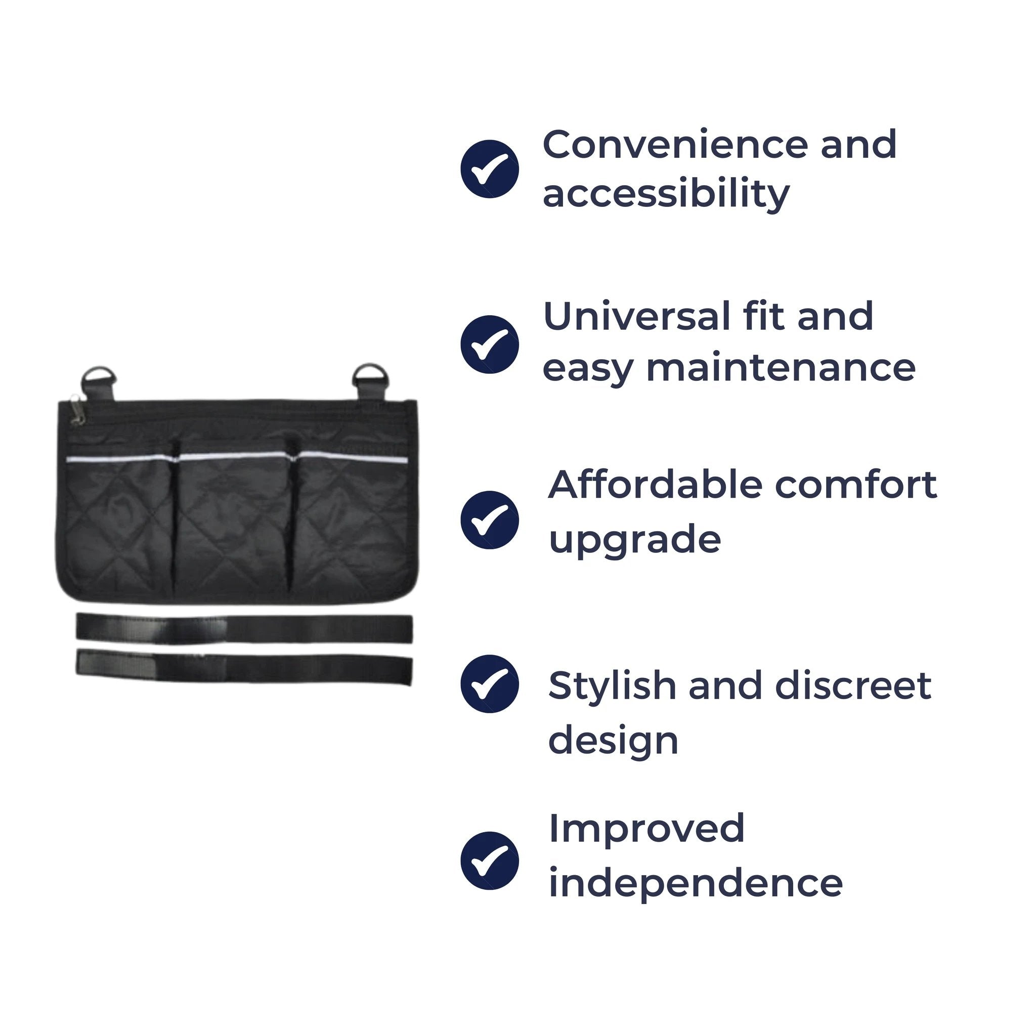 Quick-Access Storage – Reflective Durable Fabric – Daily Independence Bowlift by Bowlift