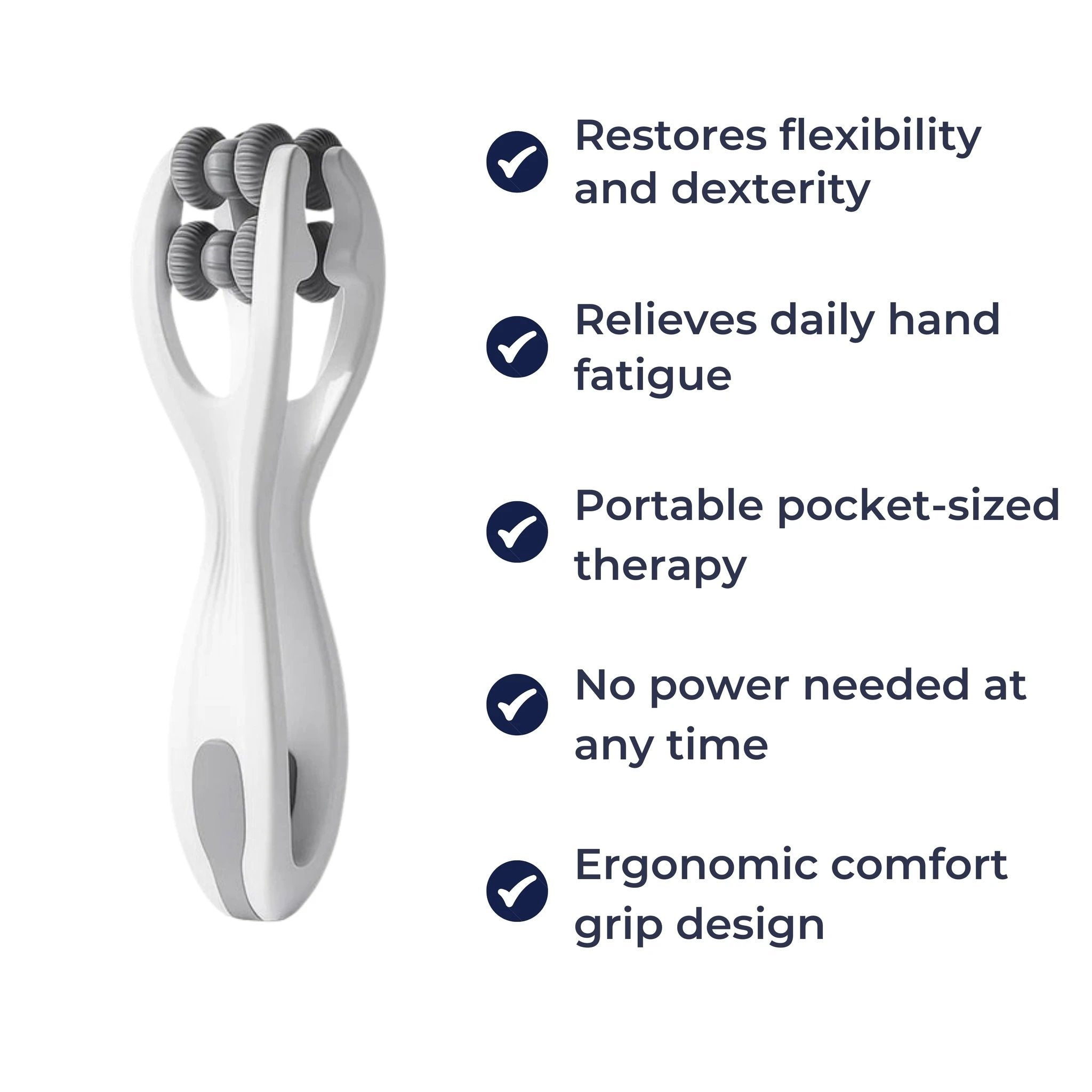 Pain Relief & Circulation Boost – Hypoallergenic Silicone – Portable Therapy For Stiff Tired Hands Bowlift by Bowlift