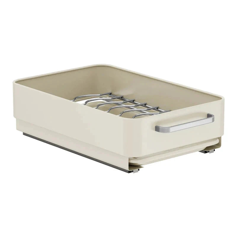 Pull-Out Dish Rack Sliding Drawer Drying Rack and Cabinet Organizer by Bowlift