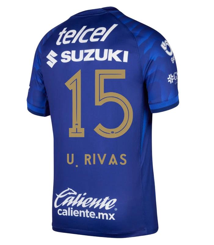 Pumas UNAM 2025-26 U. RIVAS 15 Away Jersey – Azul Marino by Soccer Jersey