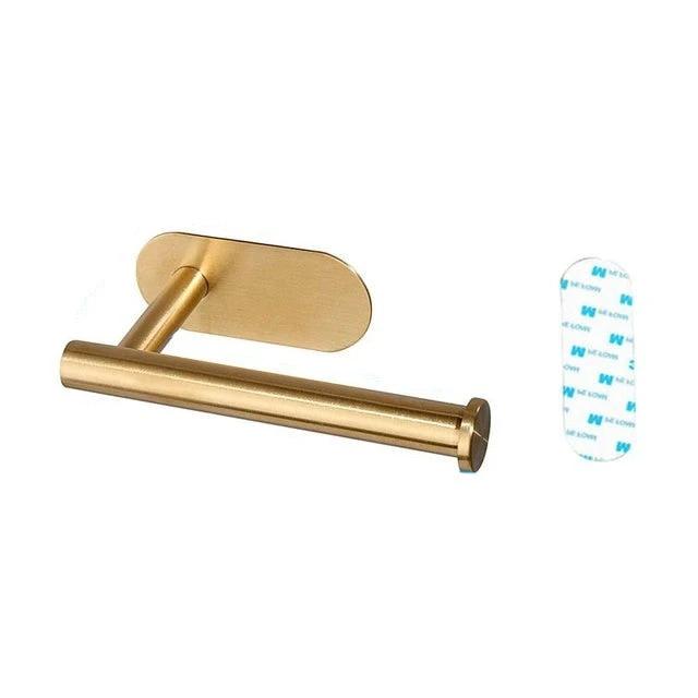 Punch-free Paper Towel Holder Stainless Steel Kitchen Tissue Hanger by Bowlift