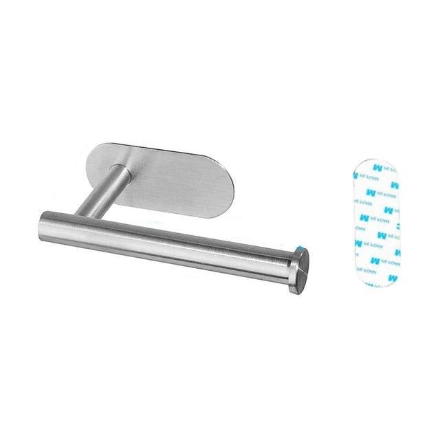 Punch-free Paper Towel Holder Stainless Steel Kitchen Tissue Hanger by Bowlift