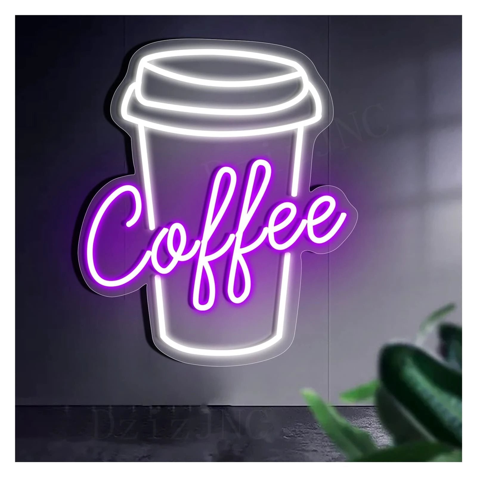 Coffee Led Neon Sign for Bar Decor by Neonchics