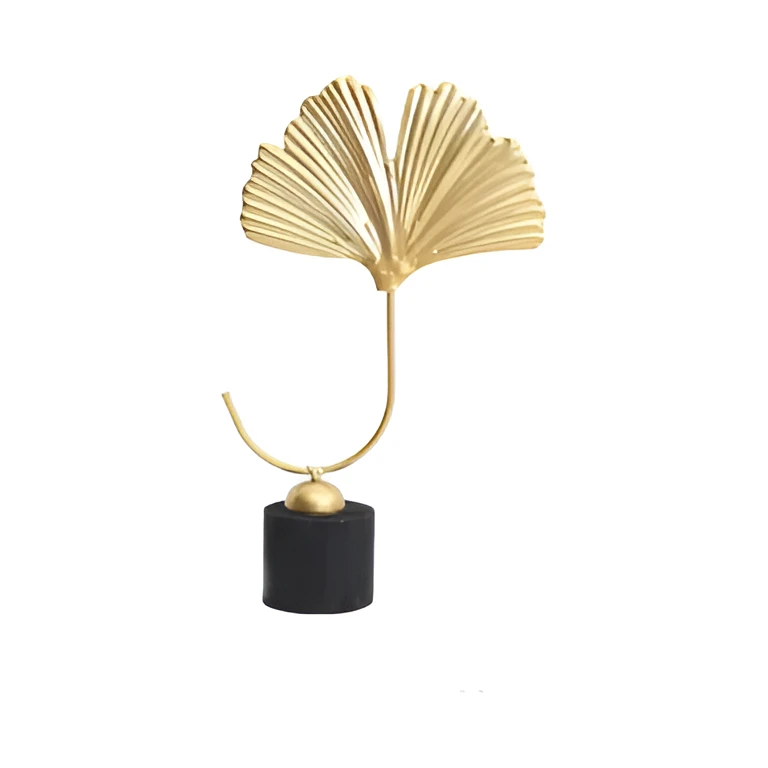 Minimalistic Ginkgo Leaf Sculpture for Elegant Natural Charm Bowlift by Bowlift