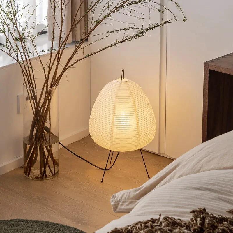 Schulte Japanese Rice Paper Lamp Bowlift by Bowlift