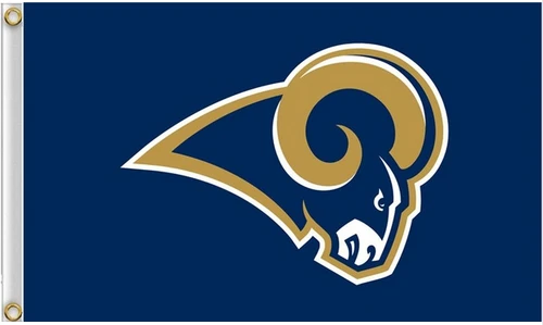 St. Louis Rams Flag-3x5 NFL Los Angeles Rams Banner-100% polyester by flagsshop