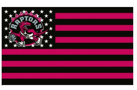 Toronto Raptors Flag-3x5FT Banner-100% polyester by flagsshop