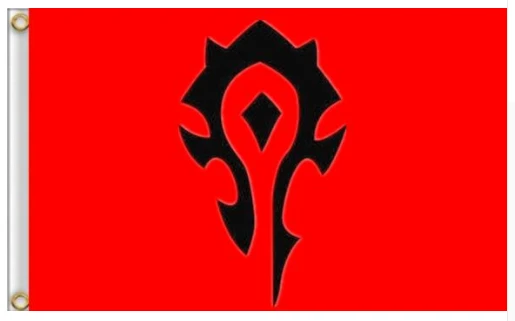 Rebel Alliance Flag-3x5 World of war craft Horde Banner-100% polyester by flagsshop