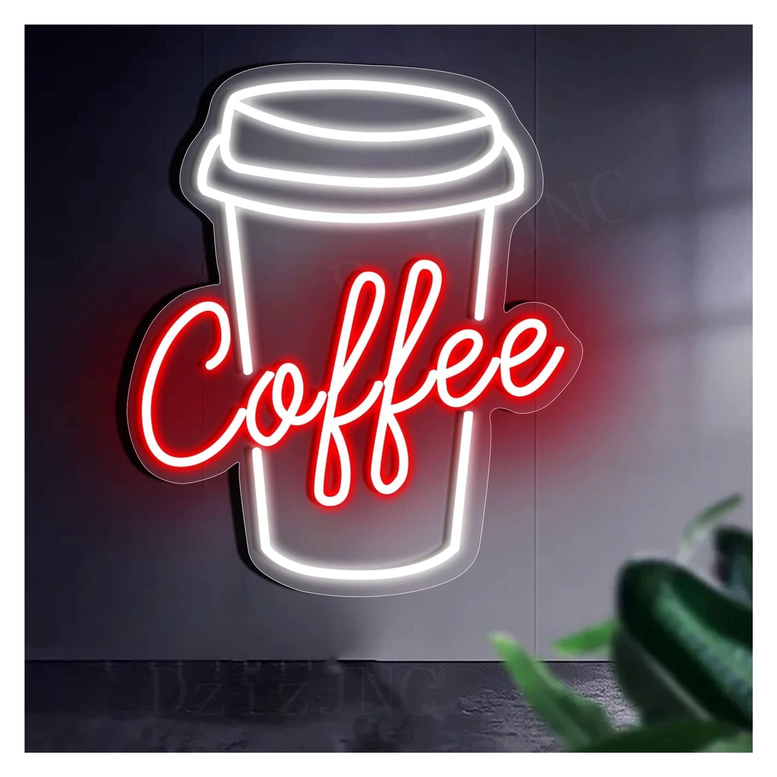 Coffee Led Neon Sign for Bar Decor by Neonchics