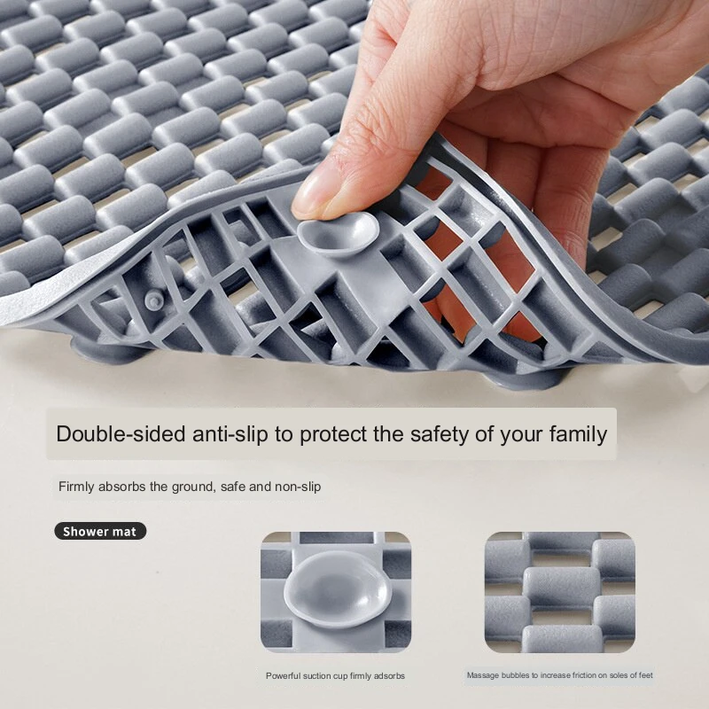 Anti-Slip Hollow Out Waterproof Bathroom Mat by BowLift
