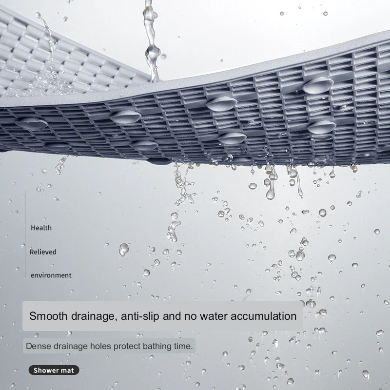 Anti-Slip Hollow Out Waterproof Bathroom Mat by BowLift