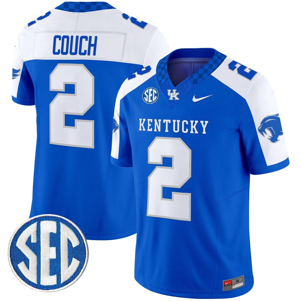 Tim Couch Jersey #2 Kentucky Wildcats 2025 Limited Stitched Royal Alternate by My Store