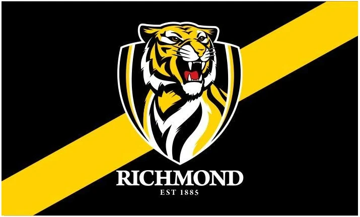 Richmond Tigers Flag -3x5 FT-100% polyester -AFL Team by flagsshop