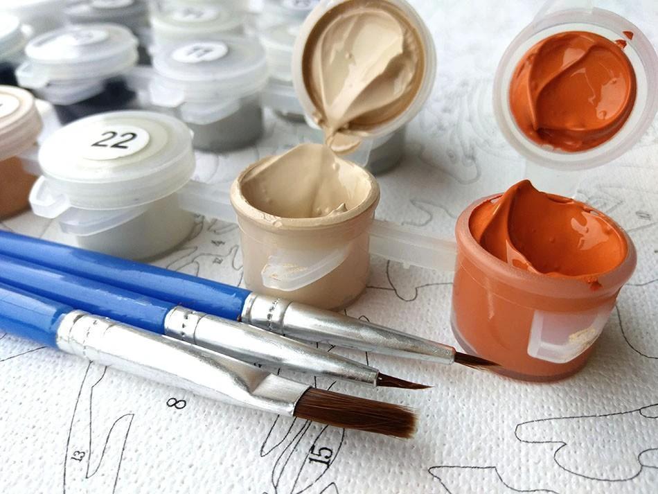 Rose Universe - Van-Go Paint-By-Number Kit by Bowlift