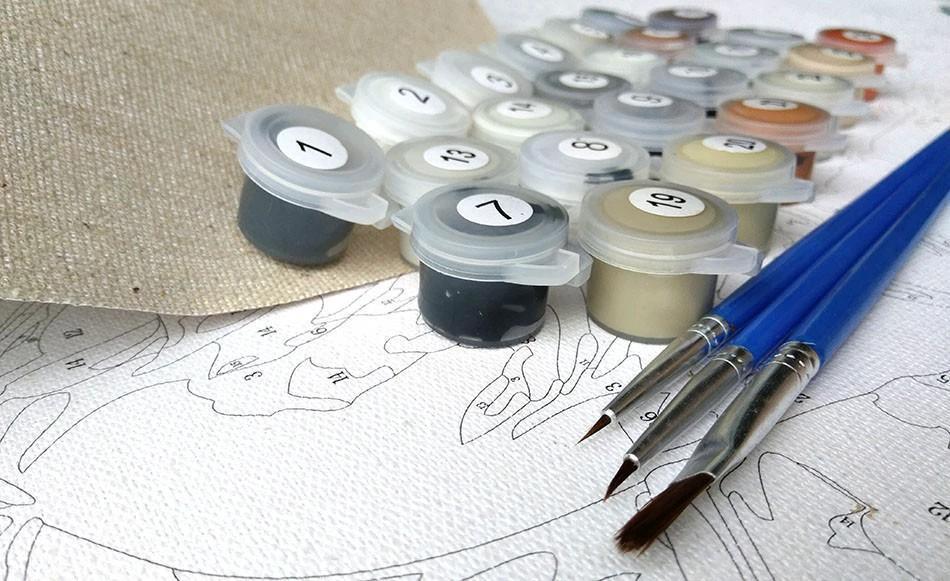 Rose Universe - Van-Go Paint-By-Number Kit by Bowlift