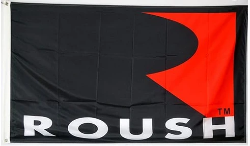 Roush Racing NASCAR Auto Banner Flag -3x5 FT Banner-100% polyester-2 Metal Grommets by flagsshop