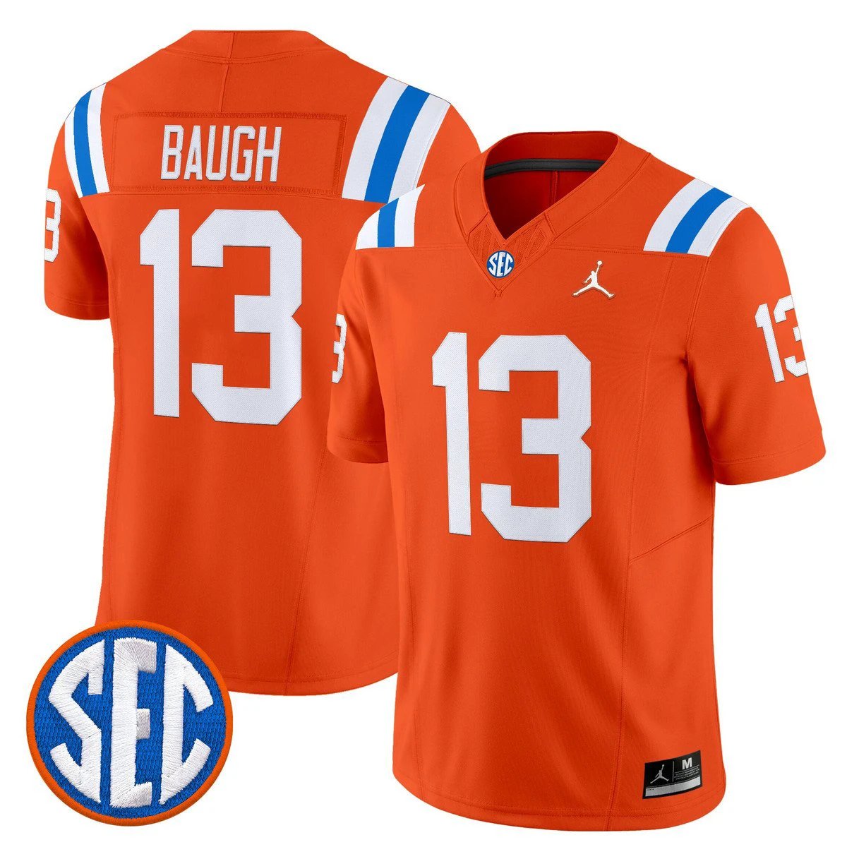 Jadan Baugh Jersey #13 Florida Gators 1960s Throwback Vapor Limited Orange by My Store NCAA Football Jerseys