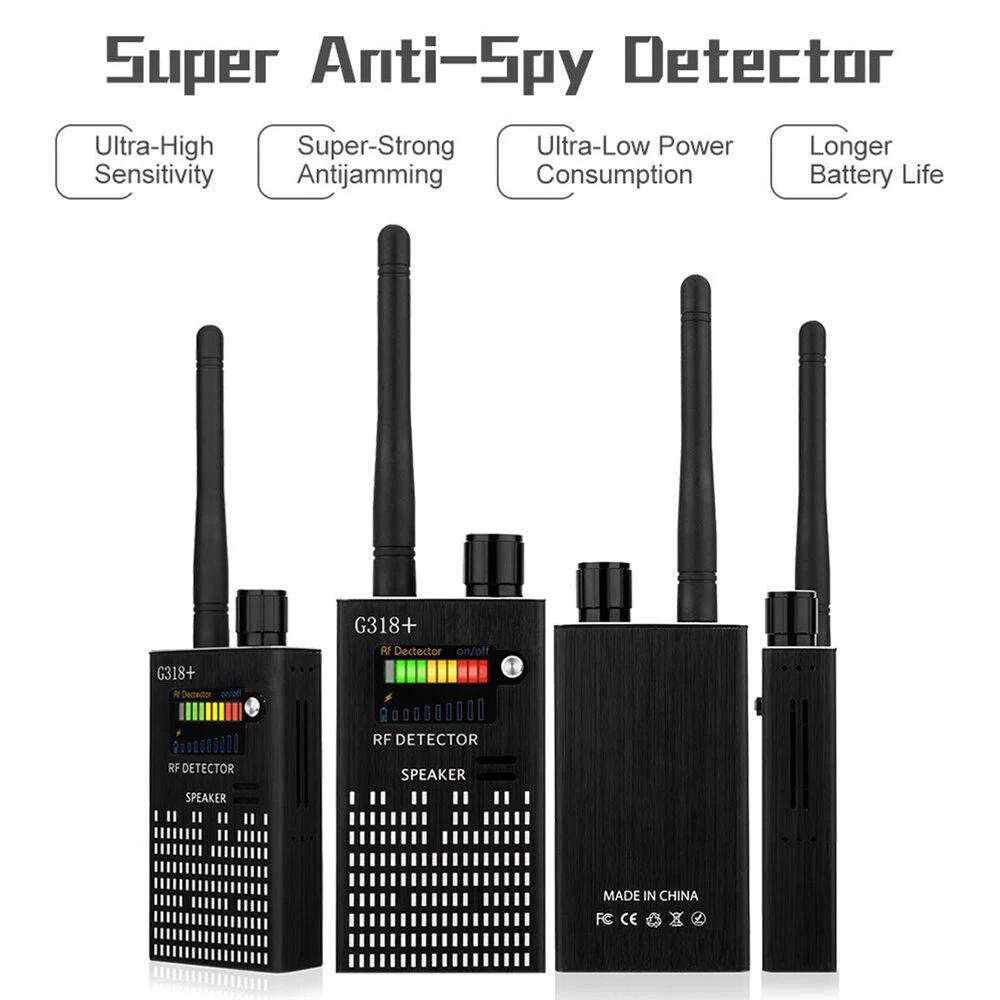 Spy Signal Bug Detector, HF Detector, Hidden Camera, Laser Lens, GSM GPS Device Finder by Bowlift