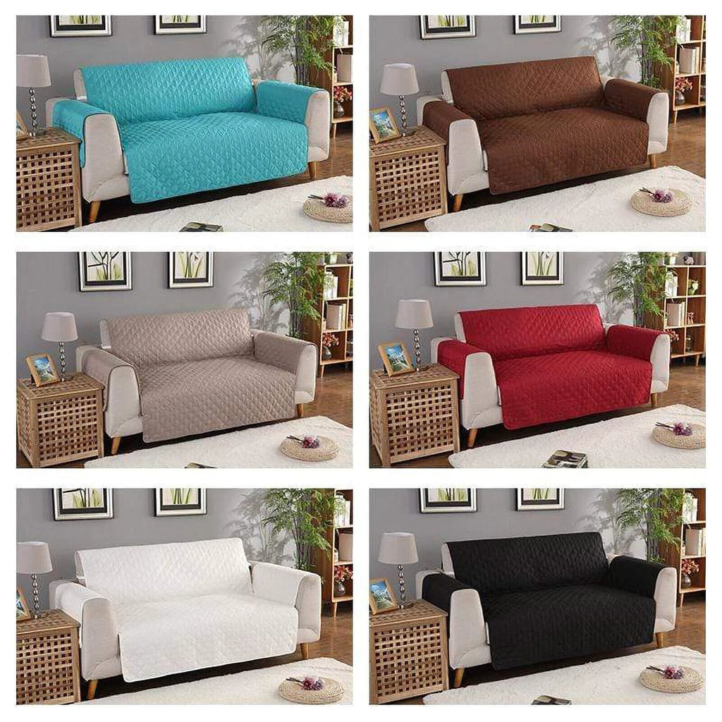 1/2/3 Seater Pet Sofa Protector Cover Quilted Couch Covers Lounge Slipcover Bowlift by Bowlift