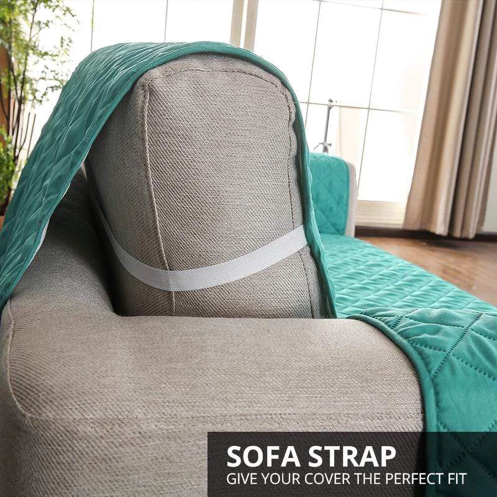 1/2/3 Seater Pet Sofa Protector Cover Quilted Couch Covers Lounge Slipcover Bowlift by Bowlift
