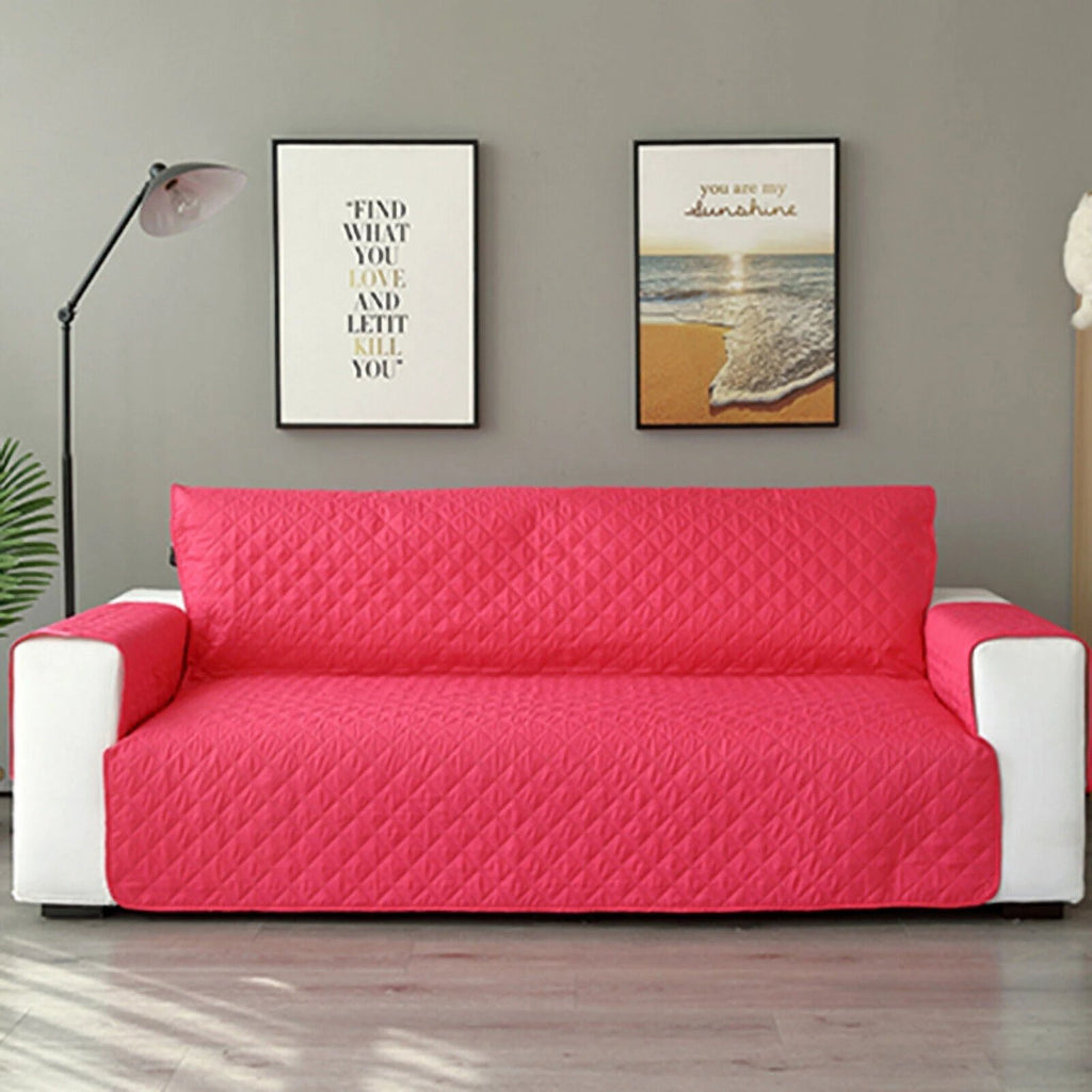 1/2/3 Seater Pet Sofa Protector Cover Quilted Couch Covers Lounge Slipcover Bowlift by Bowlift