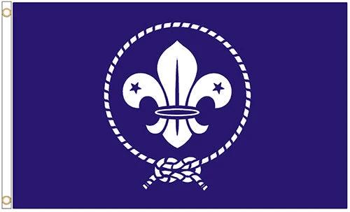 International Scout Flag-3x5 FT World Scout Banner-100% polyester-2 Metal Grommets by flagsshop