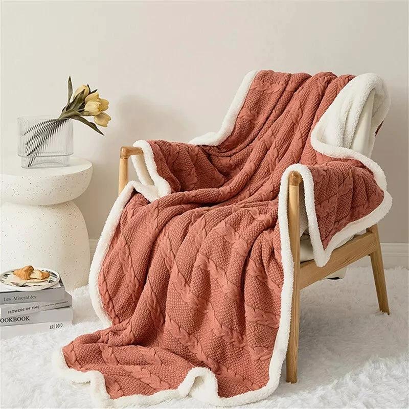 Mellow Sherpa Blanket by Casa & Beyond