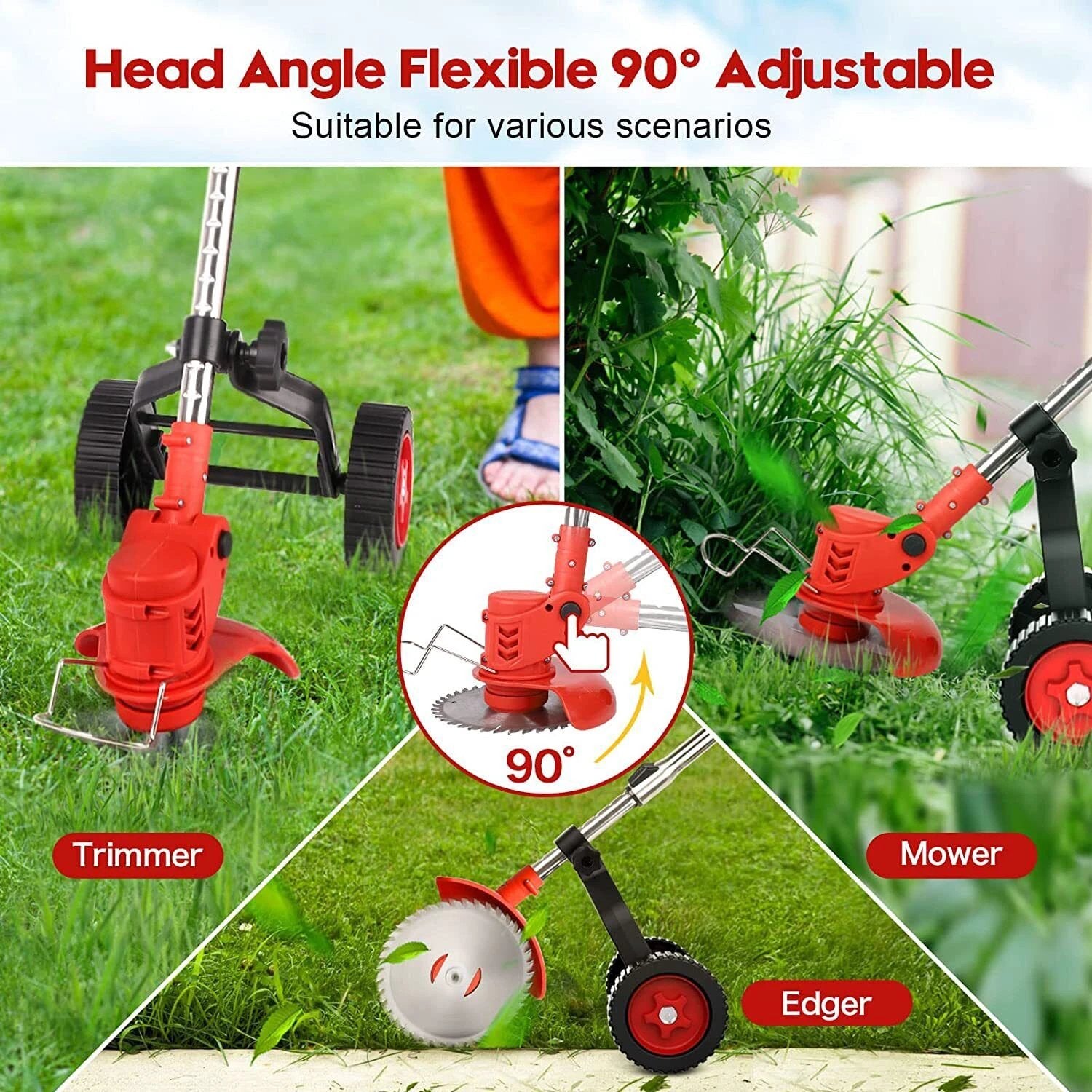 3-in-1 Wireless Turf Trimmer Bowlift by Bowlift