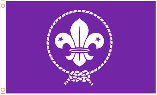 International Scout Flag-3x5 FT World Scout Banner-100% polyester-2 Metal Grommets by flagsshop