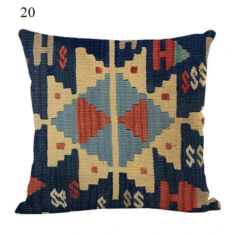 Ethnic Boho Mandala Print Throw Pillow Case Sofa Cushion Cover Home Decor Bowlift by Bowlift