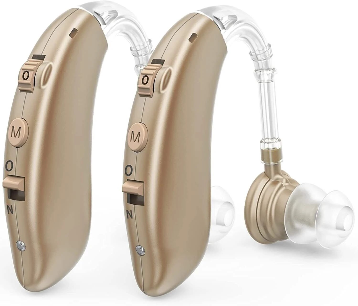 Rechargeable In-Ear Digital Hearing Aids with Noise Reduction by BowLift