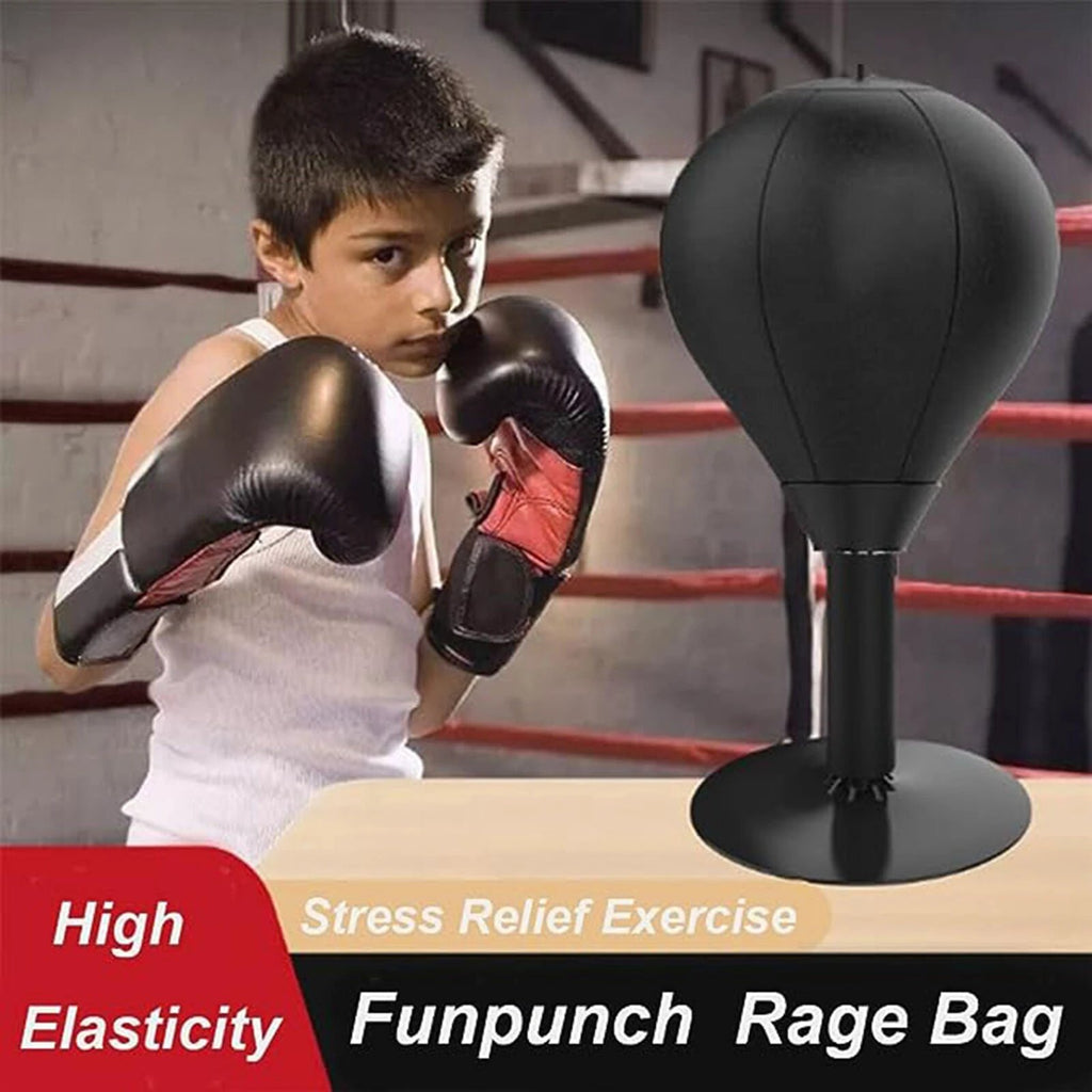 Desktop Punching Bag - For Adults & Kids Easy Setup Bowlift by Bowlift