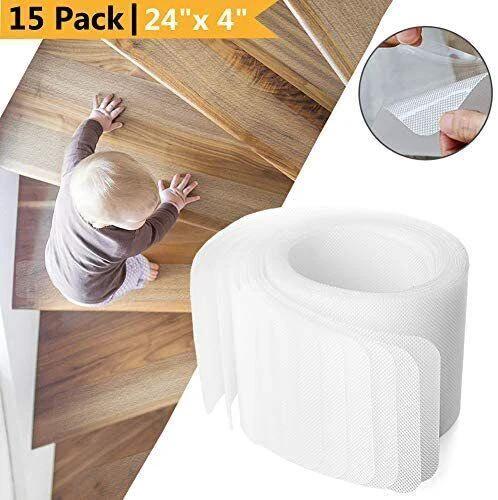 Stair Treads Non-Slip Strips for Indoors Clear Safety Anti Slip Step Grip Tape Bowlift by Bowlift
