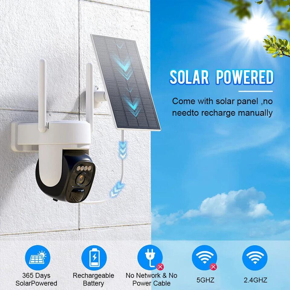 CCTV Solar Waterproof WiFi Camera with night vision Bowlift by Bowlift