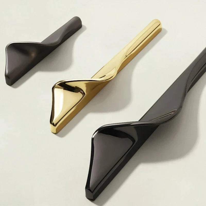S-Shaped Luxury Cabinet Handles Modern Artistic Door and Drawer Pulls by Bowlift