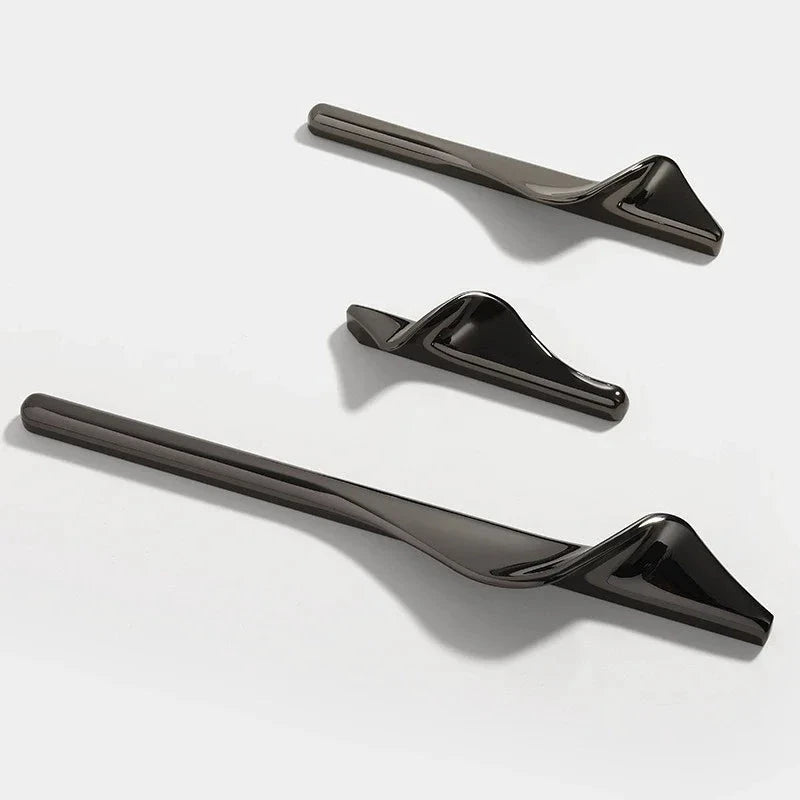 S-Shaped Luxury Cabinet Handles Modern Artistic Door and Drawer Pulls by Bowlift