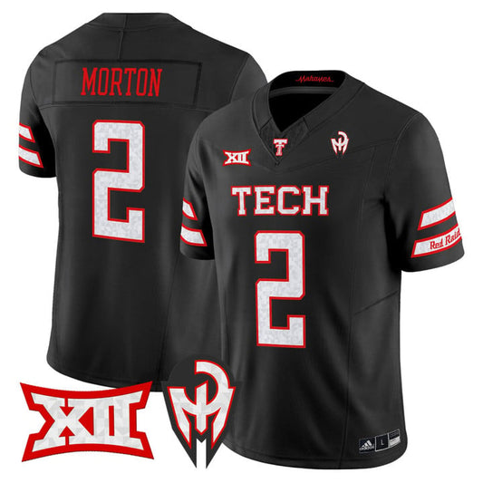 Behren Morton Jersey #2 Texas Tech Red Raiders Too Cold Vapor Stitched by My Store NCAA Football Jerseys