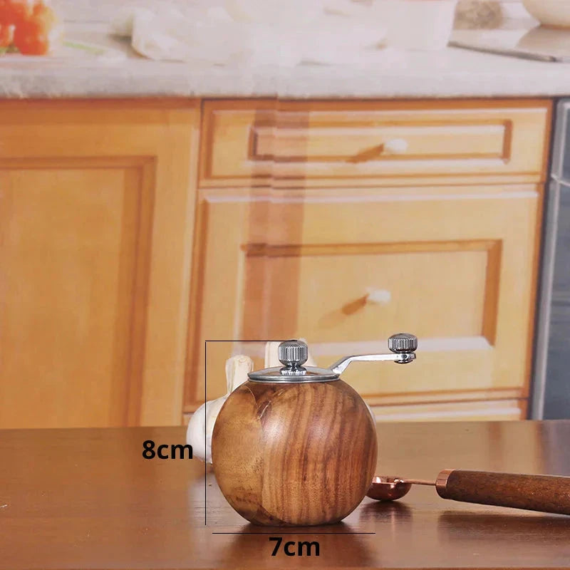 Salt and Pepper Mills Wood Pepper Grinders With Adjustable Coarseness by Bowlift